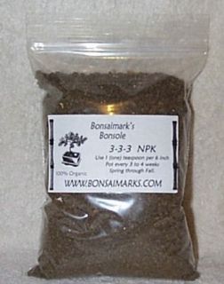 lb BONSOLE 3 3 3 NPK 100% Organic Bonsai Fertilizer