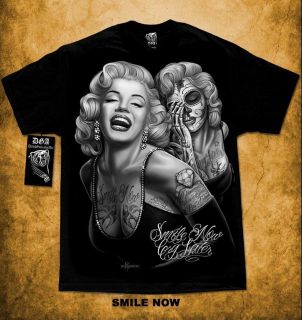 Marilyn Monroe Smile Now Cry Later Tattoo DGA David Gonzales Homies 