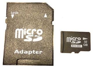 32 gig gb microSD memory card micro sd tablet adapter