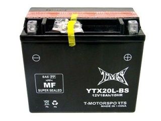 YTX20L BS Battery for Honda TRX680 Four Trax Rincon VTX1800 Gold Wing 