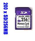 New 200 x SD 256mb Secure Digital Card 256 MB Memory Card OEM Card 