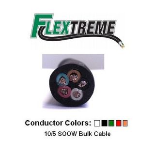 10/5 SOOW Bulk Cable, 100 Foot (5 Wire) 600V, 30A