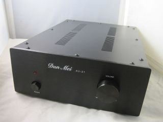 6N11 Tube X 10D Buffer Pre AMP Base on Musical Fidelity    Black panel