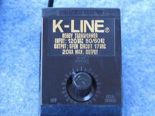 1990 K Line K 950 20VA Transformer And Track Set L0776L