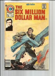 THE SIX MILLION DOLLAR MAN #1 1976 GOOD TO VERY GOOD 3.0