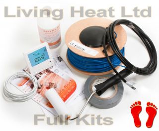 Underfloor Heating Loose Wire Kits + Digital Thermostat