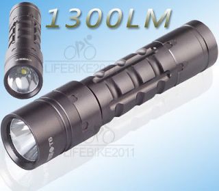 1300 Lumen CREE XM L T6 LED 18650 Flashlight Torch Lamp Light