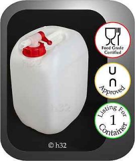   Litre Water Container W/Airflow Tap,Drum,Bottle,2 Gallon, Food Grade