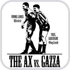 Vinnie Jones vs. Paul Gazza Gascoigne, T Shirt, NEW
