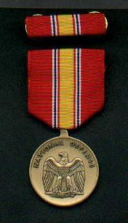 US National Defense Military Award medal with ribbon bar GTC