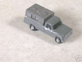 Scale 1970 Gray Chevy Pickup with Topper