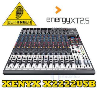 Behringer XENYX X2222USB 22 Channel Mixer with Effects