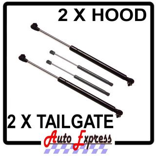   TAILGATE LIFT STRUT SET SHOCK SUPPORT JEEP GRAND CHEROKEE PAIR ARMS