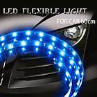 Flexible Amber 30 LED Neon Car Strip Light SMD 60cm 12V