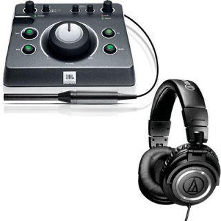   Studio Monitor System Controller w/ Audio Technica ATH M50S Headphones