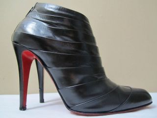 CHRISTIAN LOUBOUTIN Armadillo ANKLE BOOTS Black bell eden 38.5 8 7.5 
