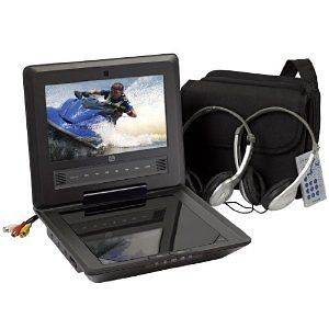   D7104PK 7 Inch LCD Portable DVD Player WITH HEADPHONES AND BAG
