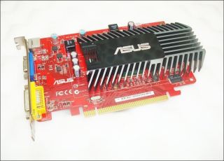 512MB PCI E ASUS EAH3450/HTP/51​2M/A ATI Radeon HD 3450 DVI / VGA 