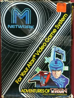 Atari 2600 Adventures of Tron Game M Network Complete in Box CIB 