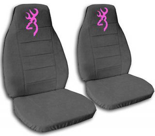 cute CAR SEAT COVERS Chevy TRAILBLAZER VELOUR charcoal gray with 