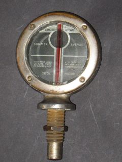   veteran/vintage car Boyce MOTO METER Universal Model radiator gauge NR