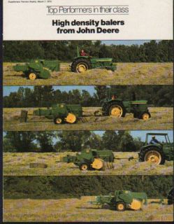 John Deere 332/336/342/34​6 Tractor Baler Brochure