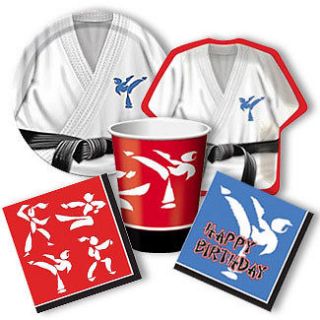 Martial Arts BLACK BELT KARATE Birthday Party Supplies ~ Pick Only 