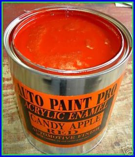 AUTO PAINT ENAMEL CANDY APPLE RED CODE T FORD