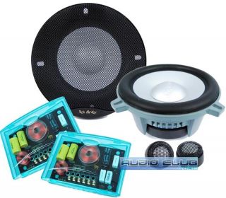  KAPPA PERFECT 5.1 800W 5.25 2 WAY CAR AUDIO COMPONENT SPEAKERS SYSTEM