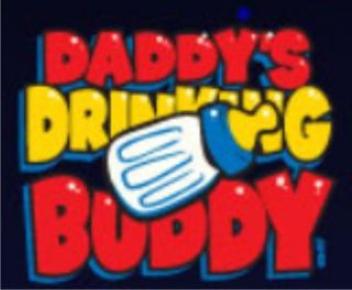   DRINKING BUDDY Kids Funny T Shirt Cute Baby Bottle Milk Children Tee