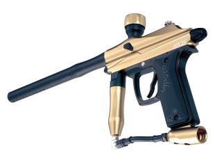 New Azodin Kaos Paintball Marker Gun   Gold / Black