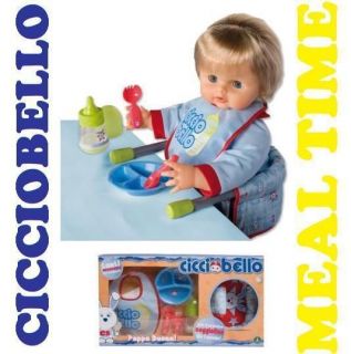 baby toddler infant cicciobello love care dolls MEAL TIME high chair 