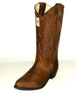 Womenss Smoky Mountain 6531 Dark Crazy Horse Western Boots