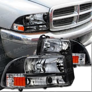   DODGE DAKOTA/DURANGO 1PC/1 PIECE AMBER HEADLIGHT HEADLIGHTS 98 99 00