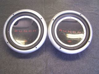Rockford Fosgate Punch 10 Subwoofer Pair with faceplates