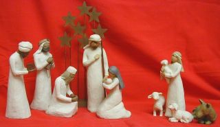   Willow Tree Christmas Nativity 6 Piece Set Figurine Miniature NEW