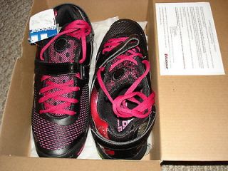 New Babolat ProPulse Lady 3 Tennis Shoes Sneakers 9.5 Black Pink Green 