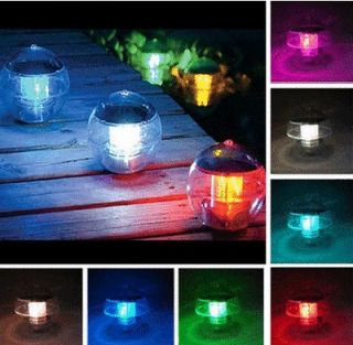   Powered LED Color Changing Floating Swimming Pool, Pond Ball light