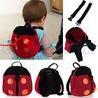 Cute Ladybug Shape Baby Toddler Safety Harness Backpack Strap Anti 