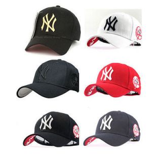   COLORS NEW YORK YANKEES Flex Fit Baseball Ball Caps Flexible Band Hats