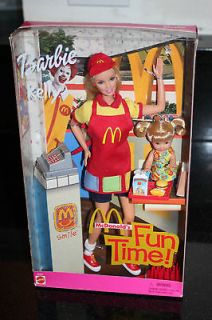 McDonalds Fun Time Barbie & Kelly Doll Playset (2001; 29395)