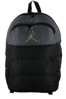 NWT Nike Air Jordan Jumpman Quilted Puffed Backpack Black Gray 9A1221 