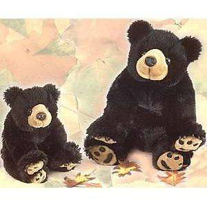 12 Rockie Black Bear Plush Stuffed Animal Toy