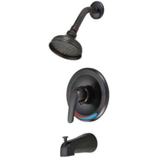 Oil Rubbed Bronze Tub / Shower Combo Faucet #5225
