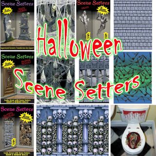 HALLOWEEN PARTY SCENE SETTERS ROOM ROLLS DECORATIONS PICTURES BANNERS