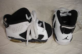 NIKE AIR JORDAN Black and White Toddler Baby Child Shoes Size 4C