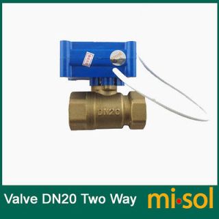motorized ball valve DN20, 2 way, electrical valve