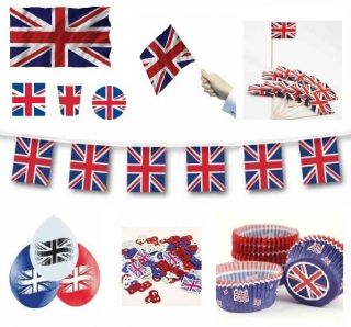 GREAT BRITAIN (Union Jack) Partyware/Deco​rations/Balloo​ns (UJ 