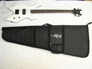 BC RICH Revenge Warlock 4 string BASS guitar in White NEW w/ Gig Bag