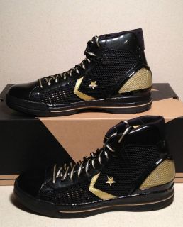   Converse Star Ply EVO Mid Black/Gold Basketball Shoes Mens (11 15